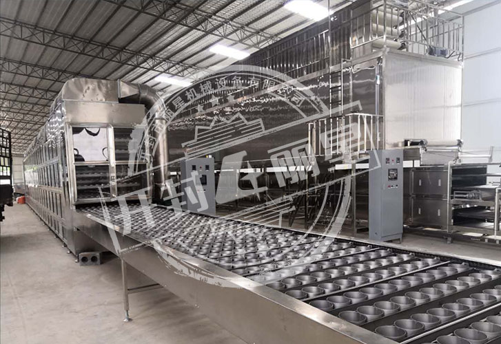 sthpzx冲泡即食酸辣粉加工设备：自带自动压碗烘干，高效又省心