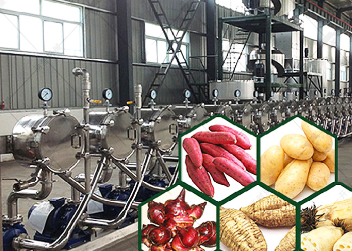 sthpzx红薯淀粉提取设备:不建沉淀池也能精制淀粉 sthpzx红薯淀粉提取设备:不建沉淀池也能精制淀粉