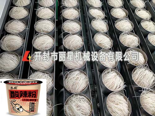 斯美特引进sthpzx碗装酸辣粉加工设备